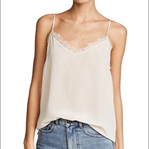 NWT Anine Bing Silk Camisole in Nude